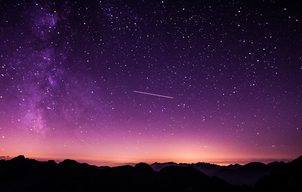 璀璨星空夜景