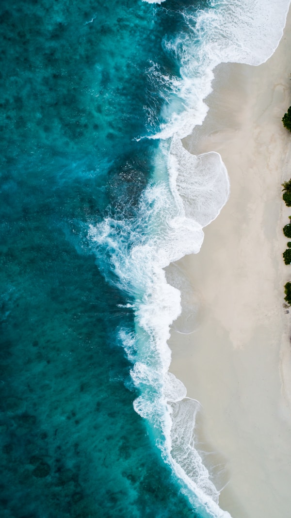 广阔海洋景色