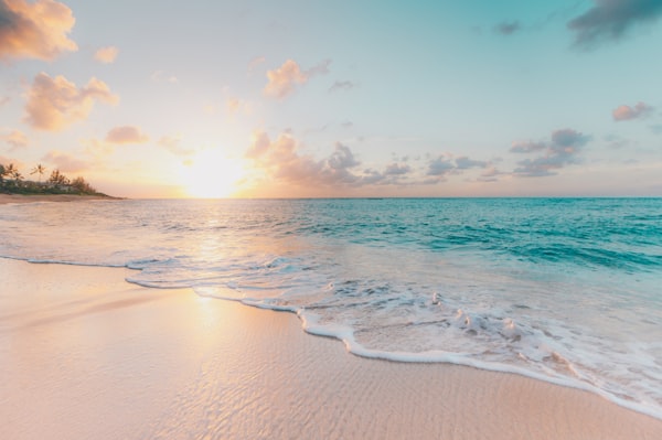 夏日海滩景色